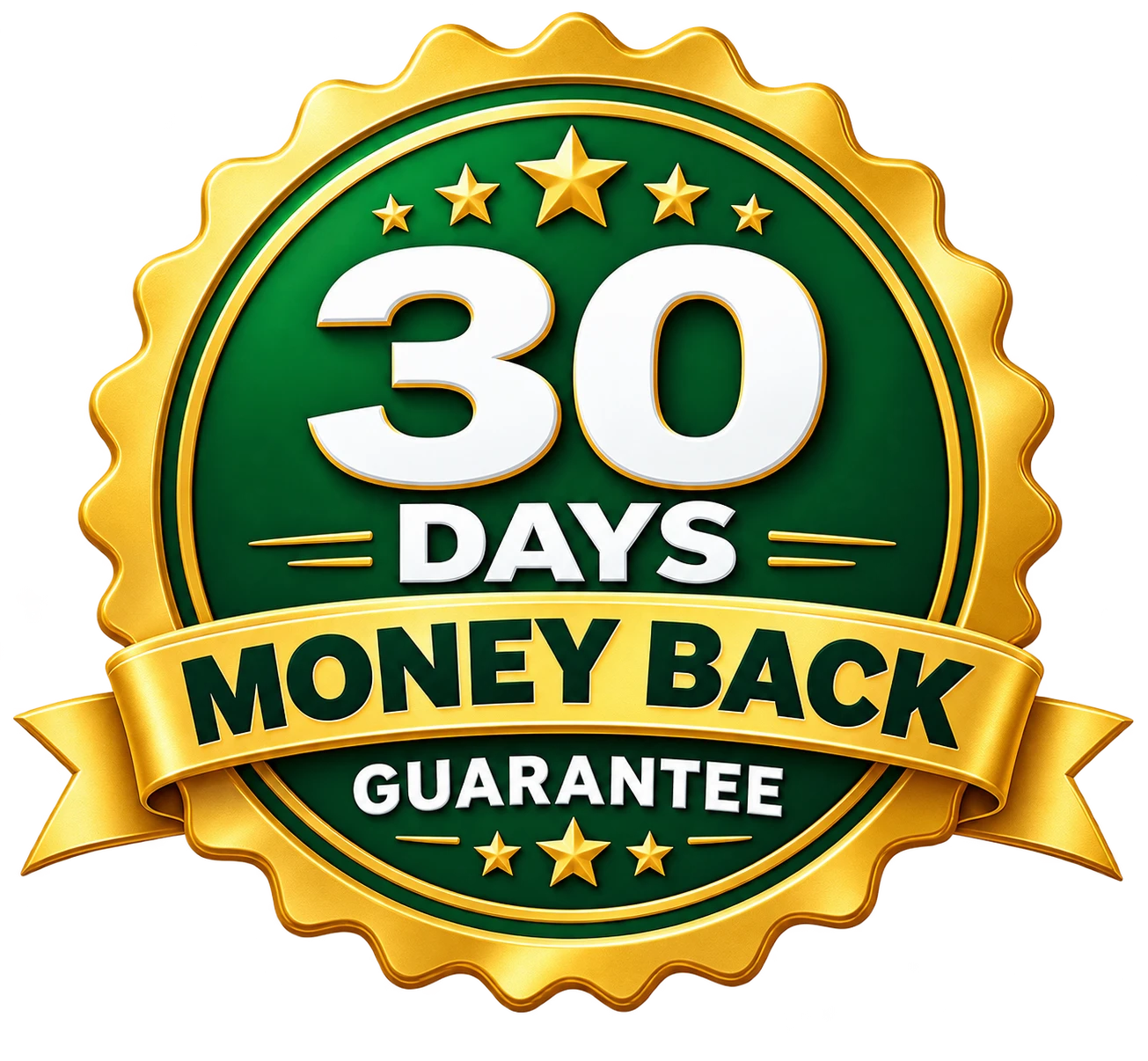 30 Day Money Back Guarantee