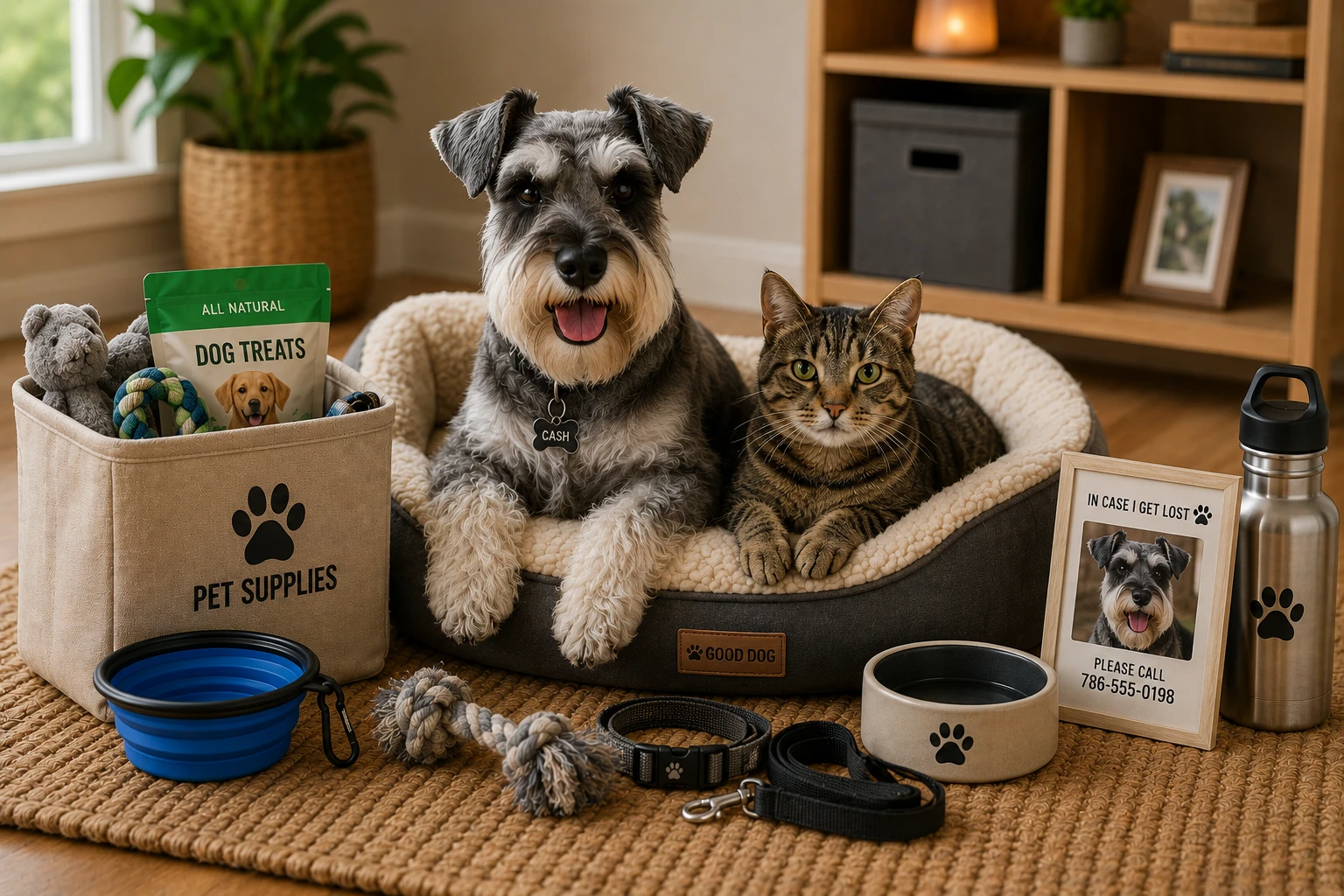 Pet care organization with Easy Stuff Finder